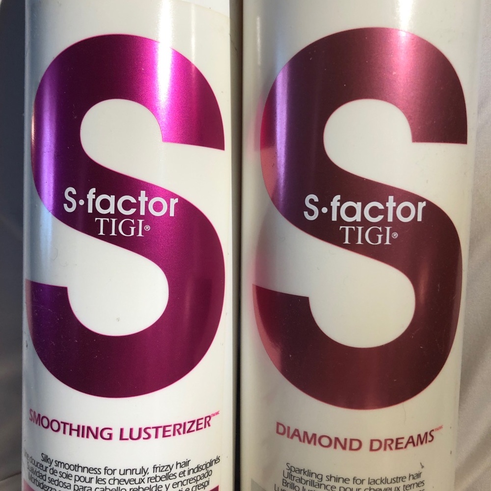 TIGI S-Factor liter shampoo and Conditioner
